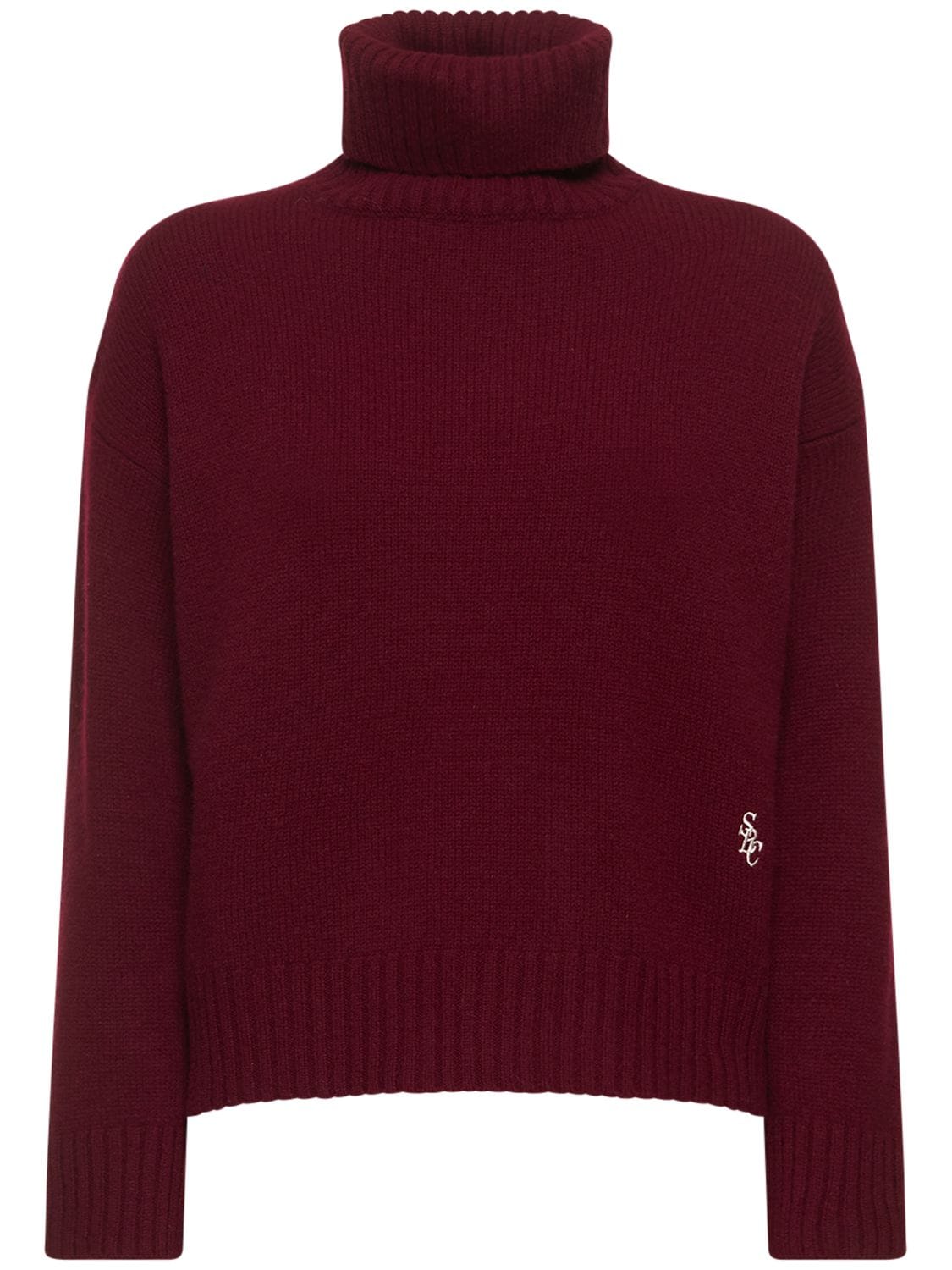 SPORTY AND RICH SRC TURTLENECK SWEATER