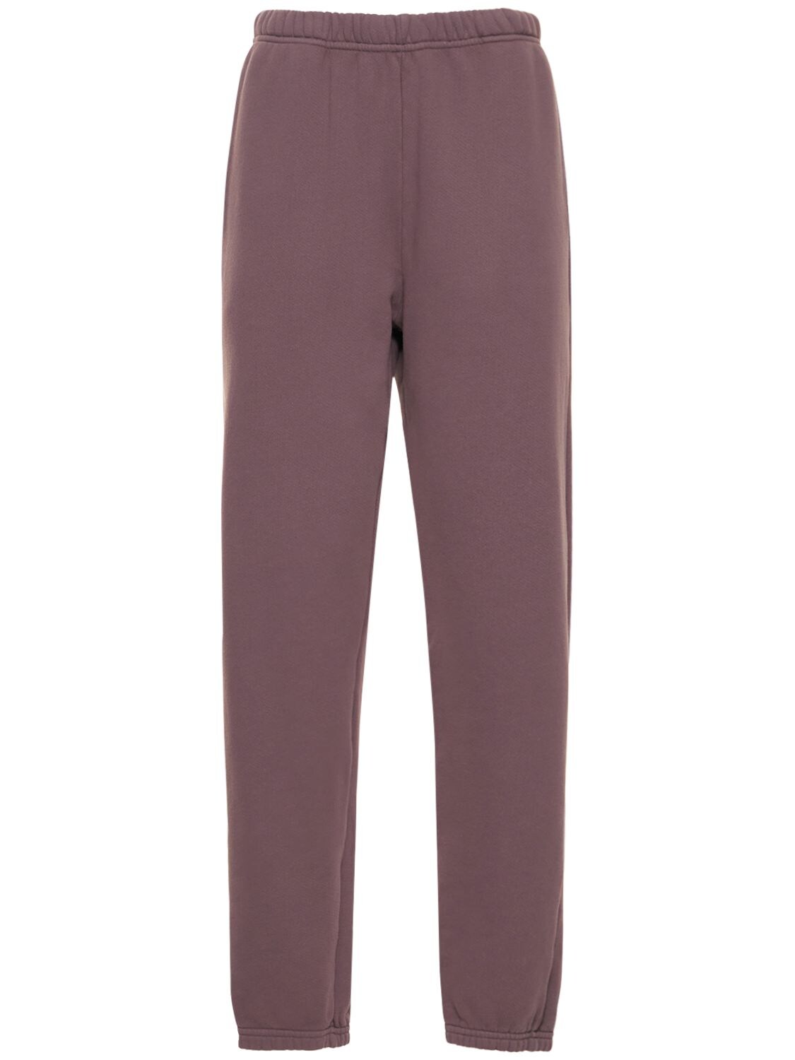 Les Tien Classic Cotton Sweatpants In Purple