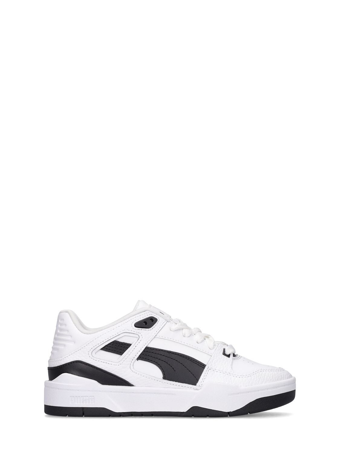 Puma Kids' Slipstream Invdr Leather Sneakers In White,black | ModeSens