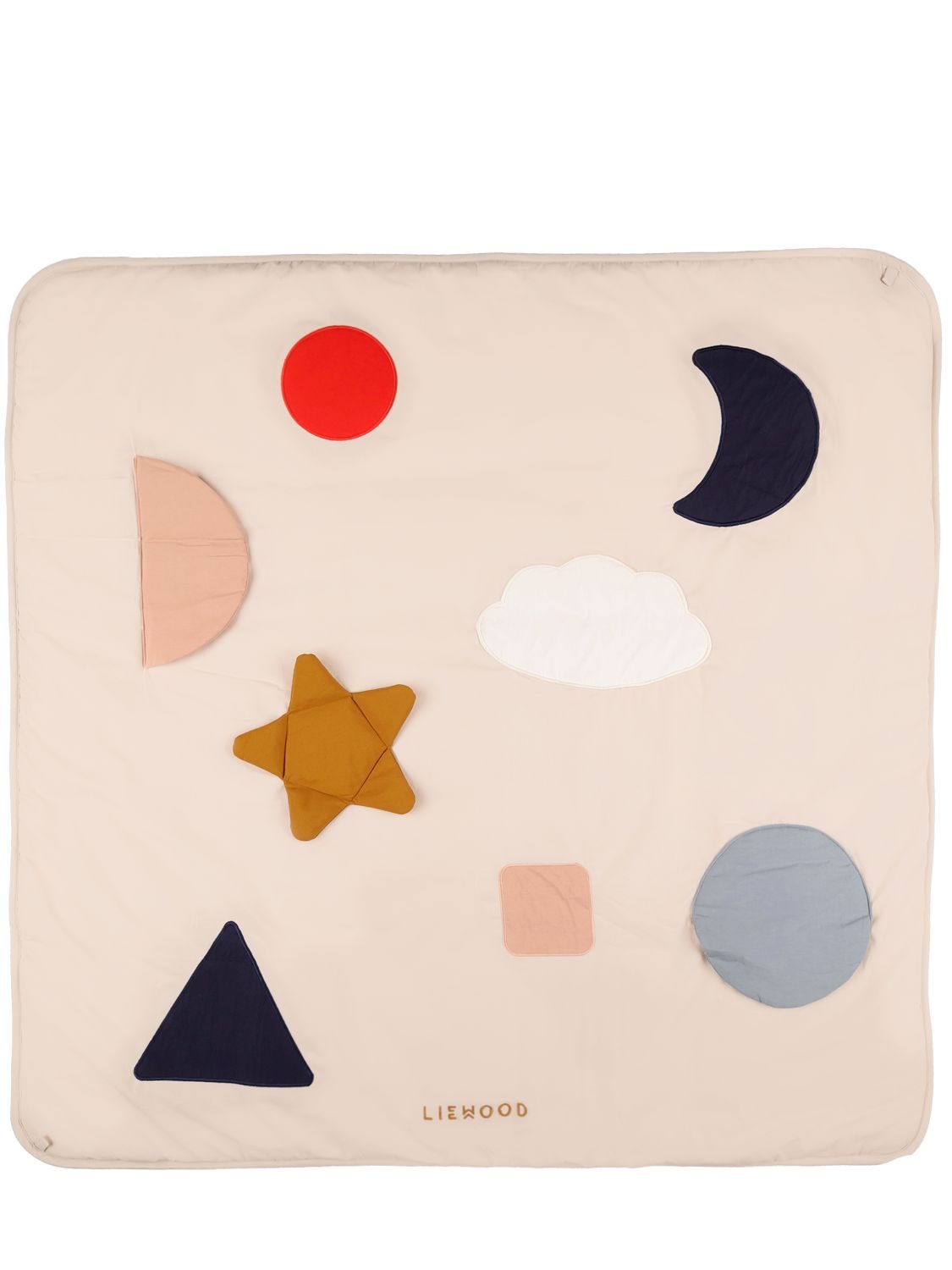 Liewood Kids' Organic Cotton Puffer Activity Blanket In Multicolor
