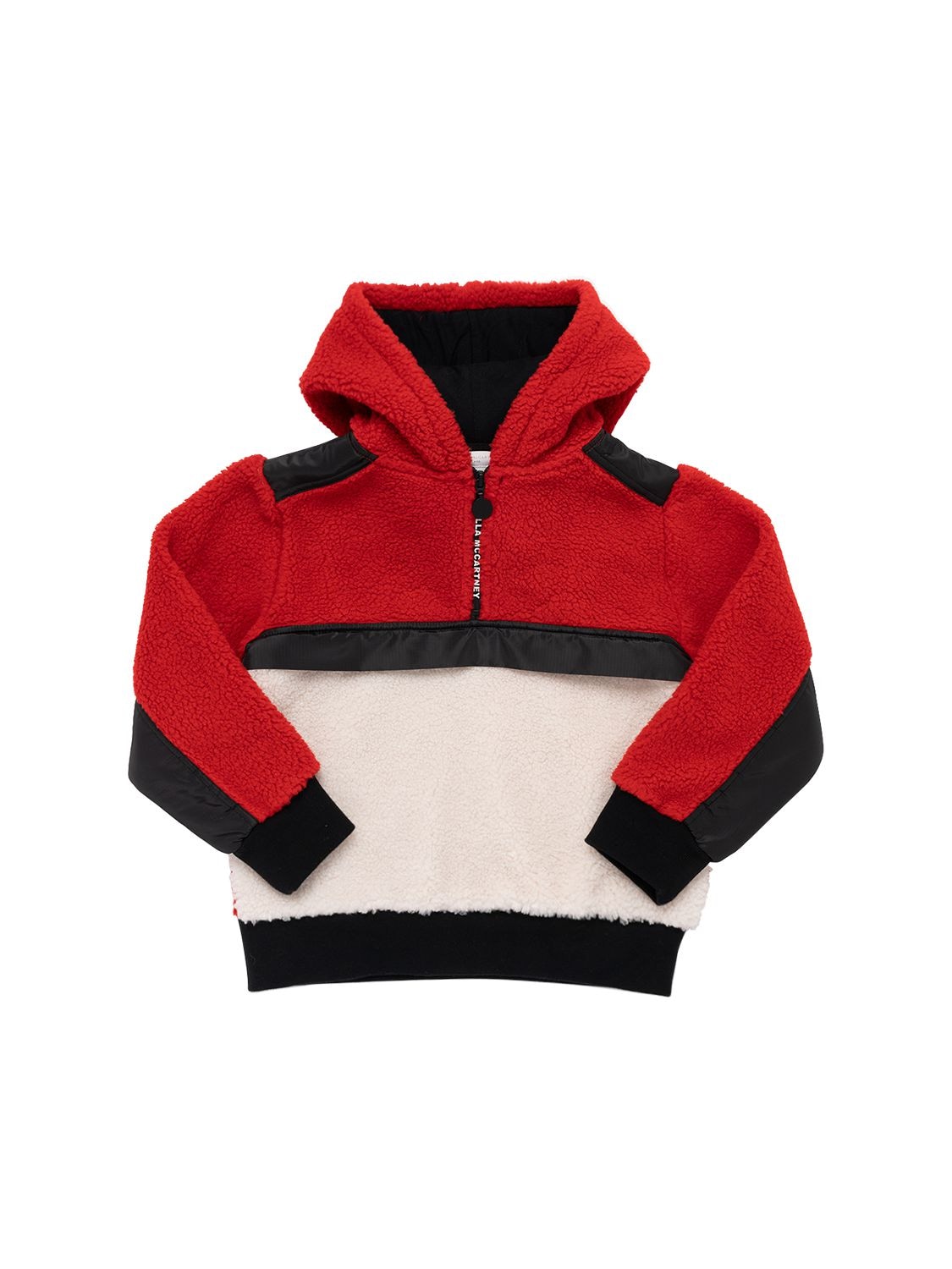 STELLA MCCARTNEY RECYCLED TEDDY HOODIE JACKET