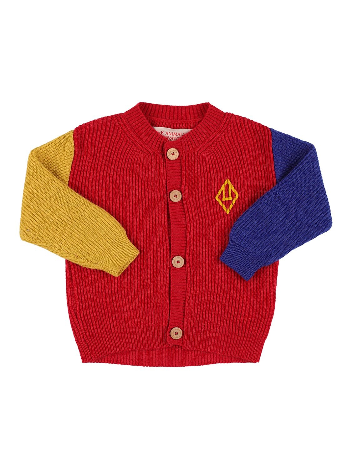 THE ANIMALS OBSERVATORY WOOL BLEND KNIT CARDIGAN