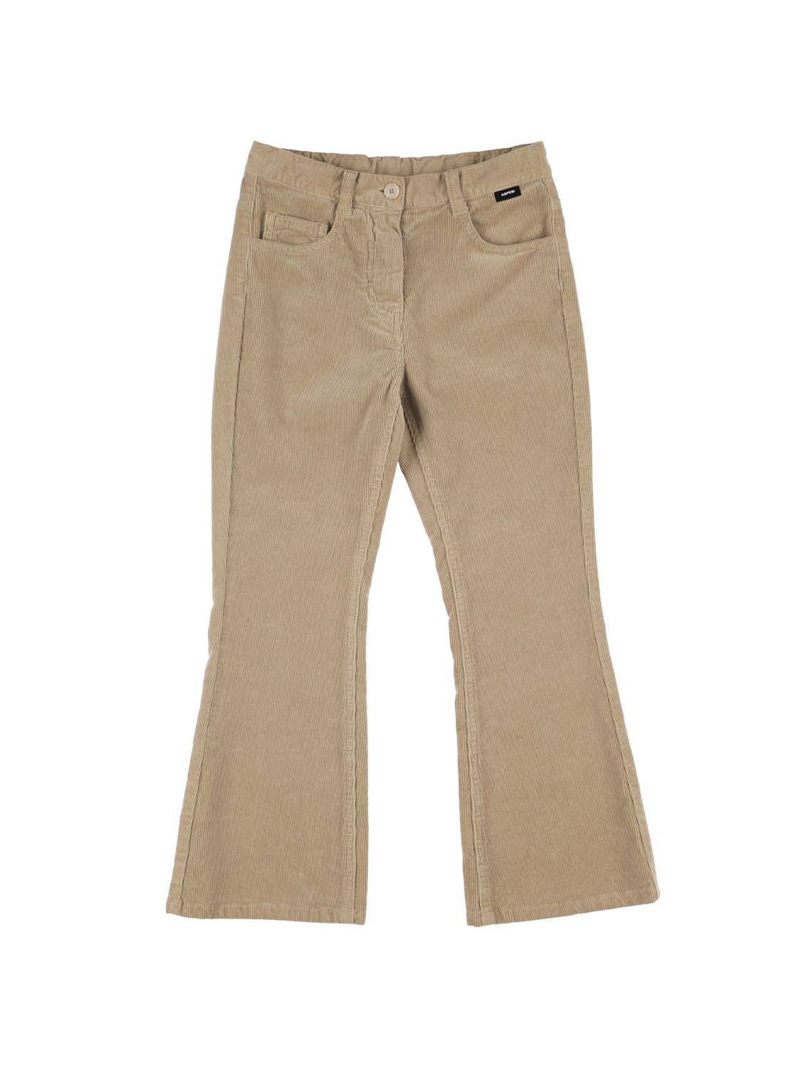 Aspesi Straight-leg Corduroy Trousers In Beige