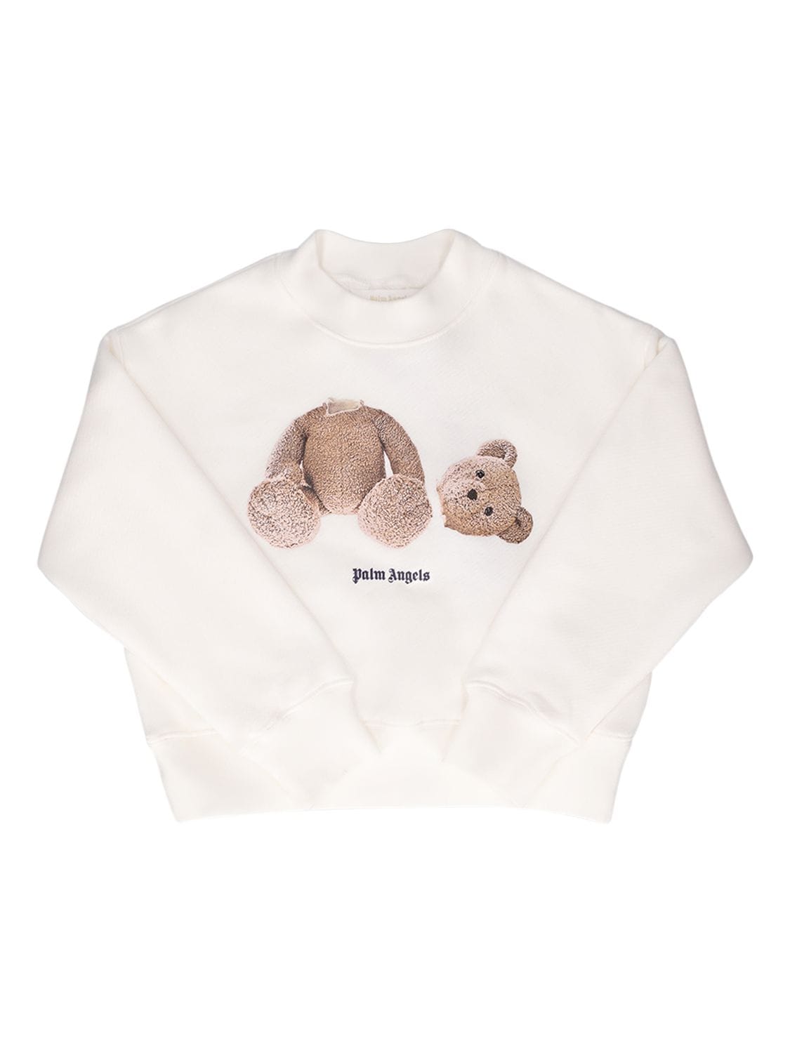 Bear Print Cotton Sweatshirt
