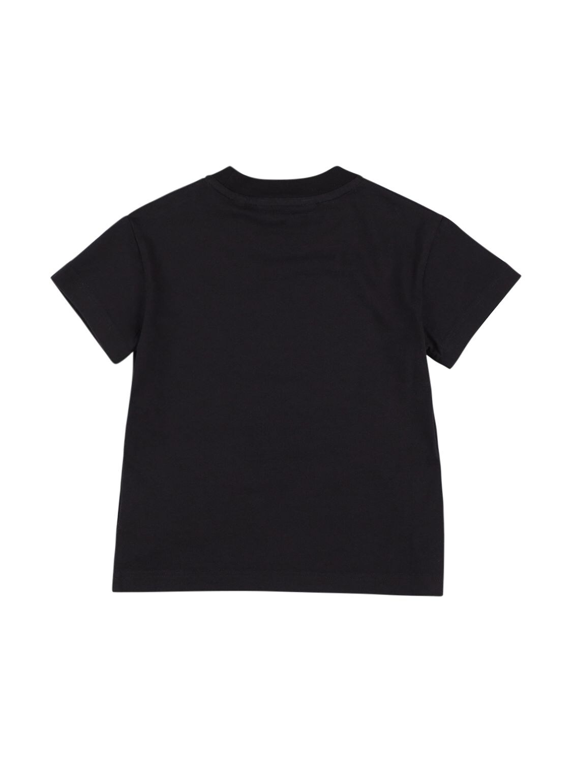 Shop Palm Angels Bear Print Cotton Jersey T-shirt In Black
