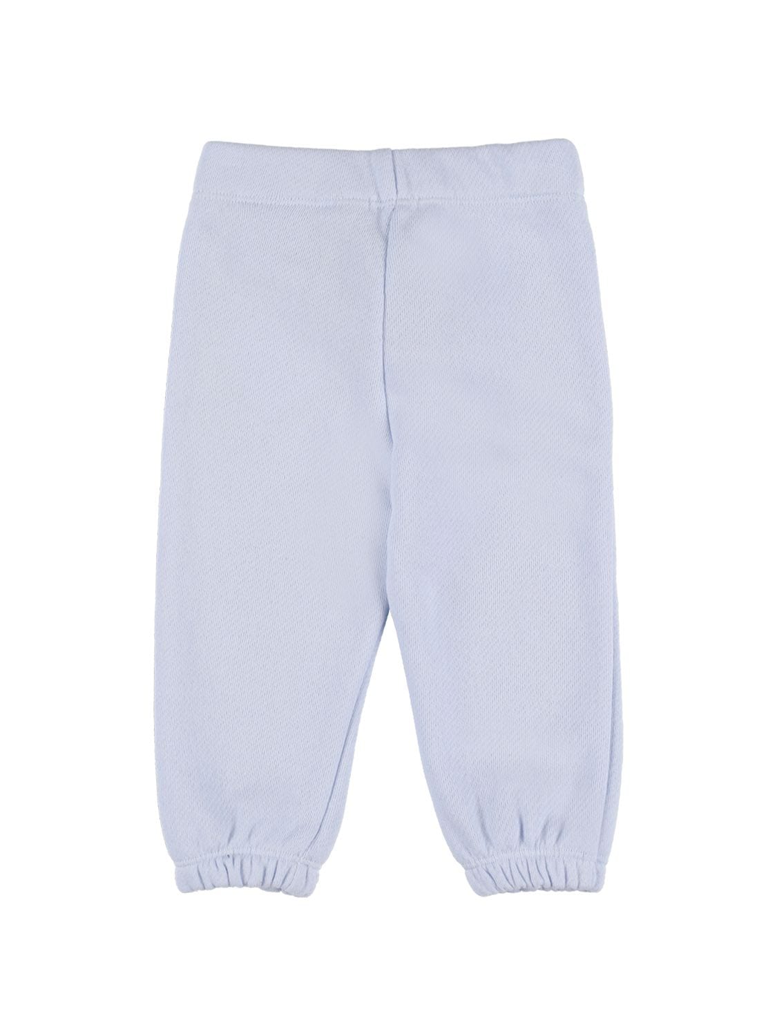 Shop Palm Angels Cotton Sweatpants W/ Logo In Light Blue