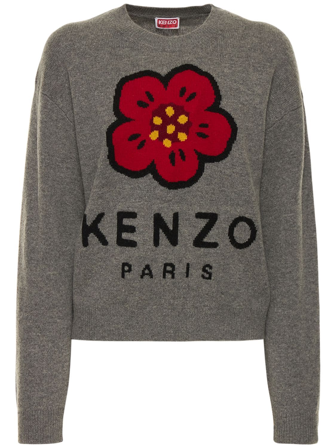 KENZO PARIS Logo Comfort Wool Sweater