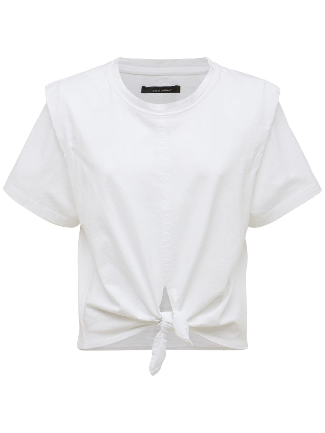 Isabel Marant Zelikia Cotton Jersey T-shirt In White