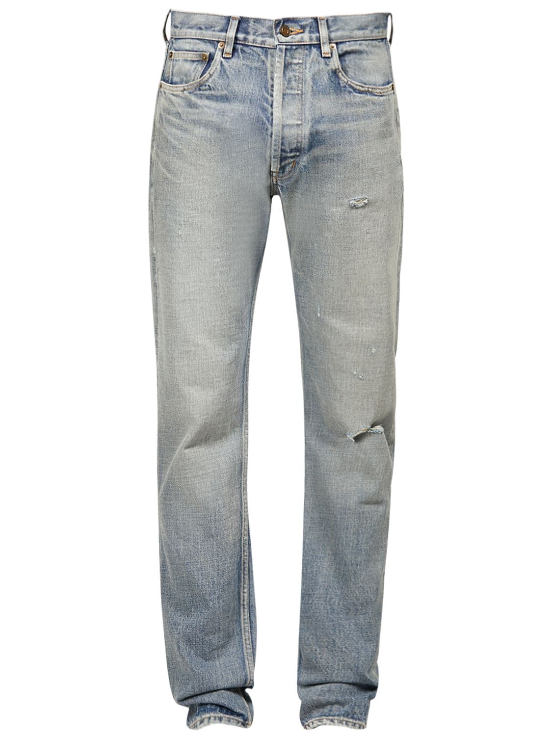 Image of Relaxed Mid Waist Jeans