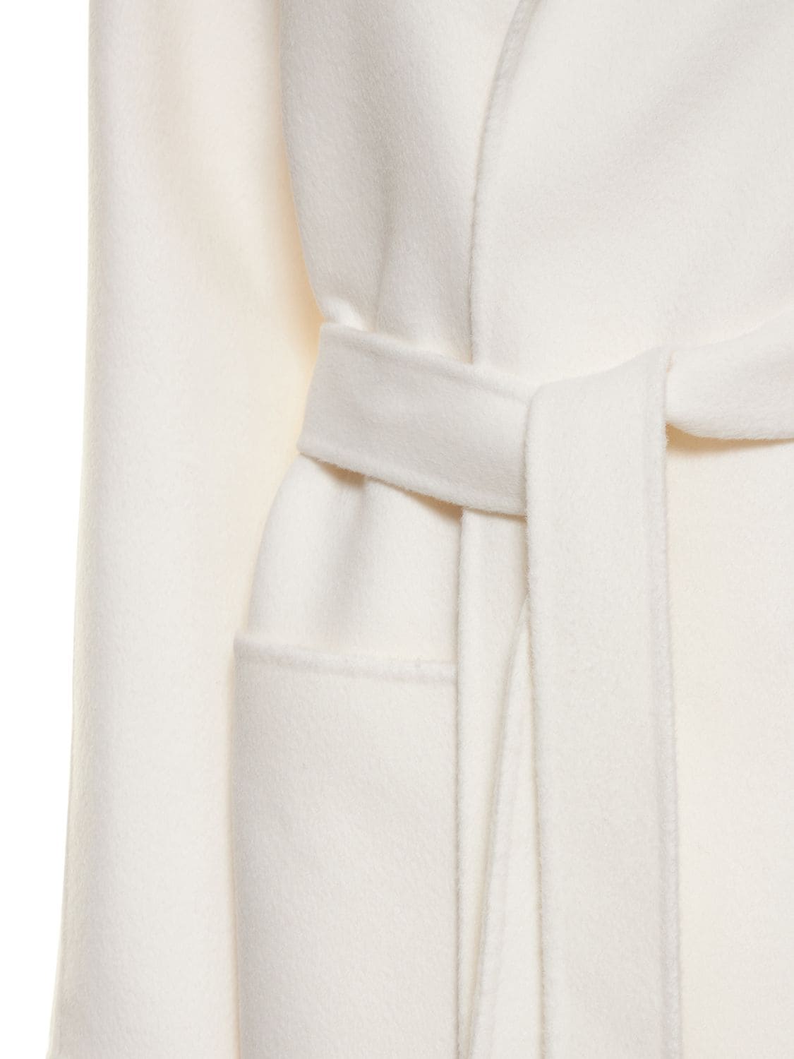 MICHAEL KORS WOOL BLEND BELTED COAT 