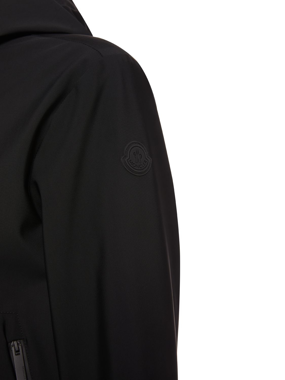 Mayon Nylon Down Jacket In Black