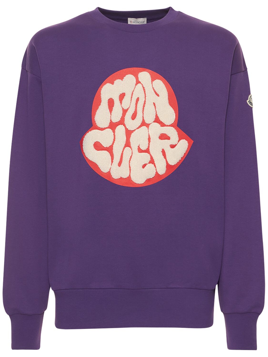 MONCLER LOGO COTTON SWEATSHIRT