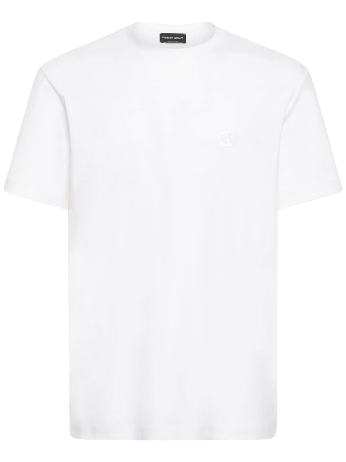 armani plain white t shirt