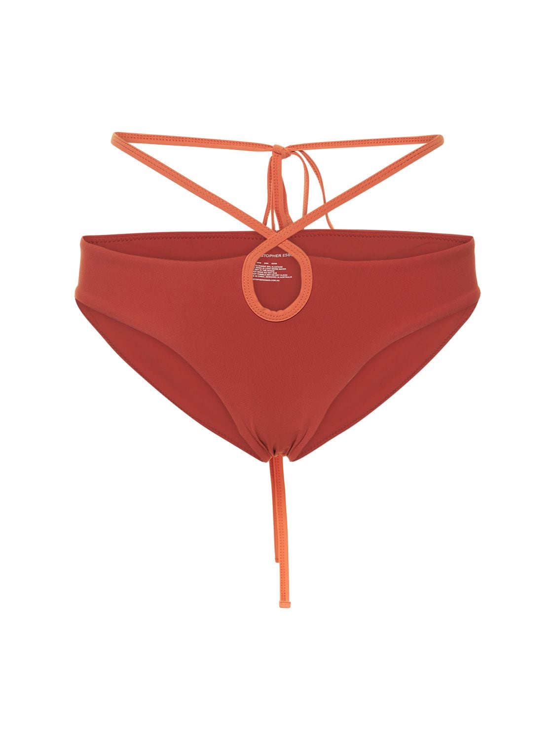 Loop Tie Lycra Bikini Bottoms