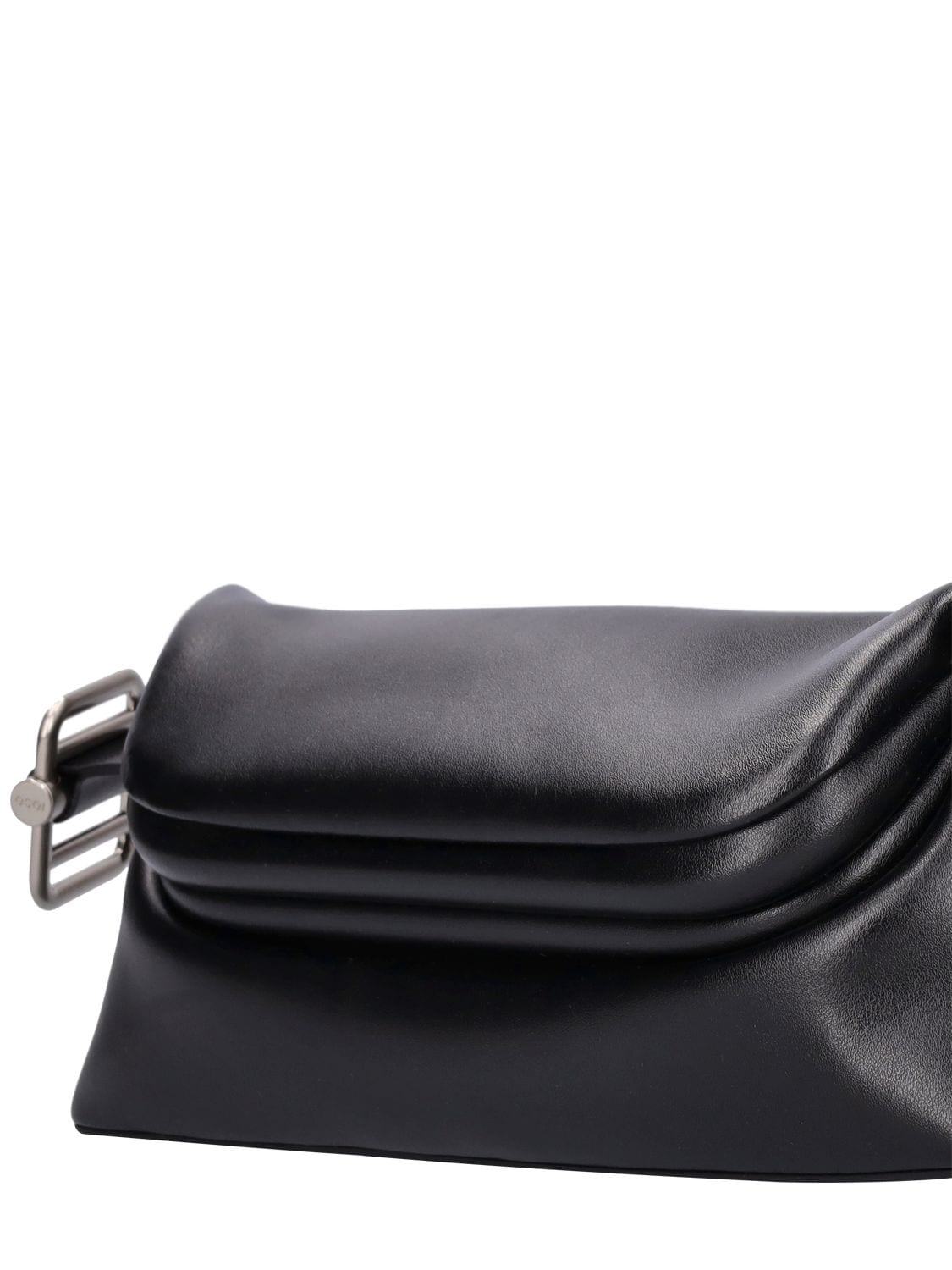 Osoi Folder Brot Leather Shoulder Bag In Black | ModeSens