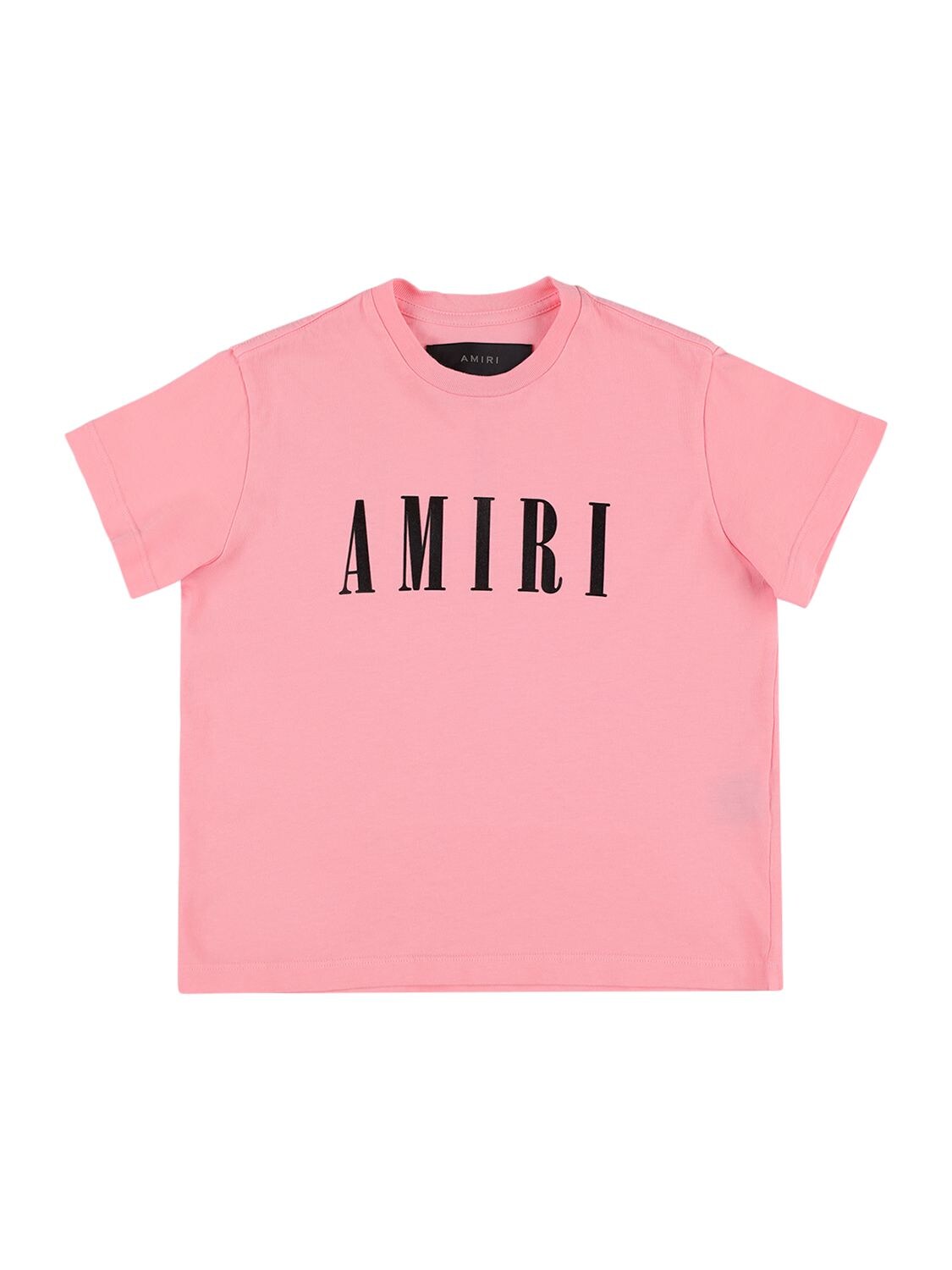 AMIRI LOGO印花棉质平纹针织T恤