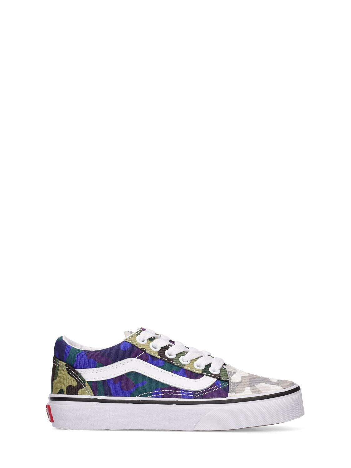Image of Old Skool Camo Print Lace-up Sneakers