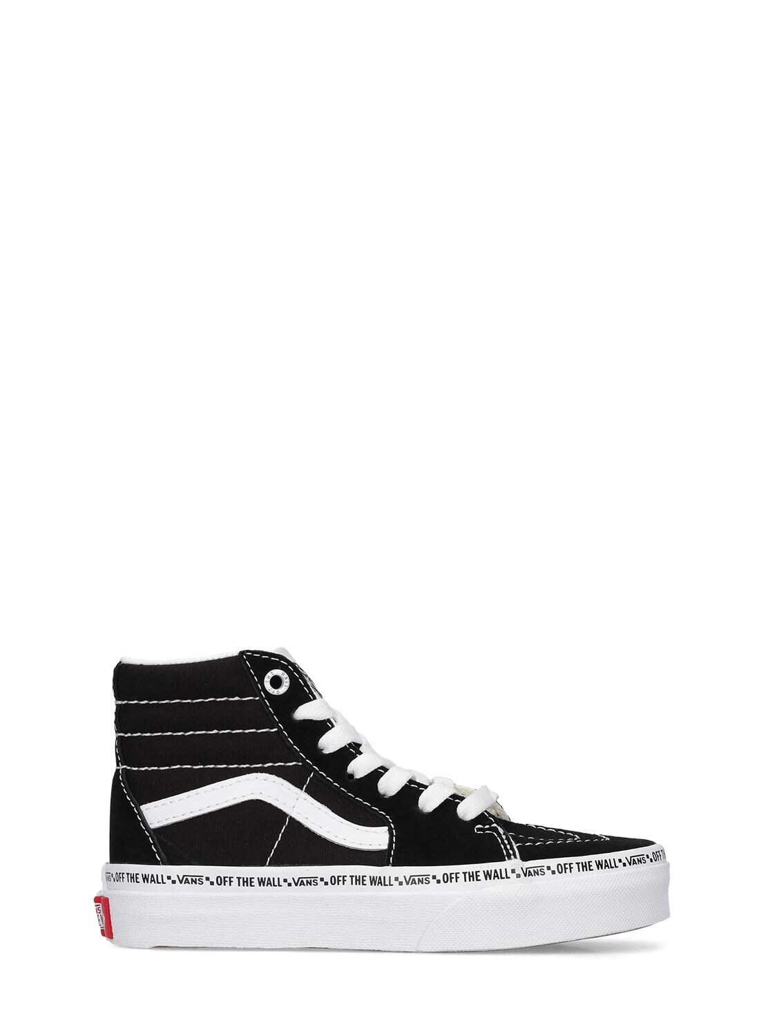Image of Sk8-hi Leather Blend Lace-up Sneakers