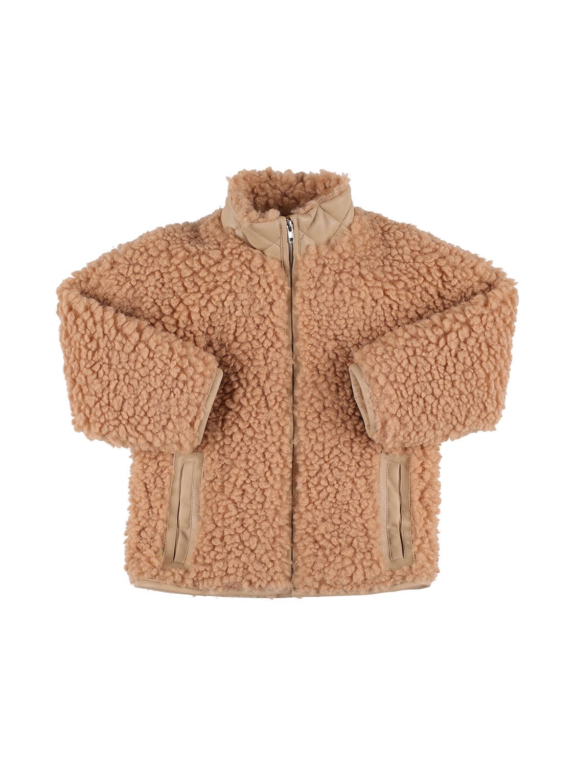 STAND STUDIO AZALEA FAUX FUR TEDDY ZIP JACKET