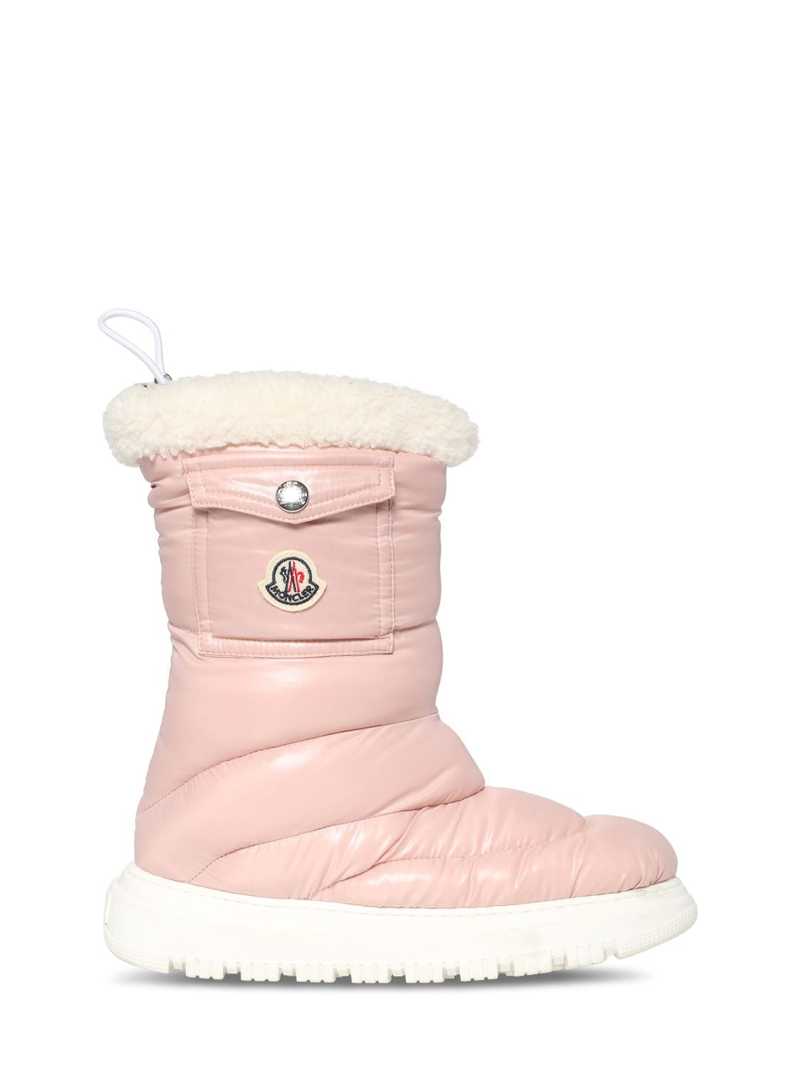 MONCLER QUILTED NYLON DOWN SNOW BOOTS