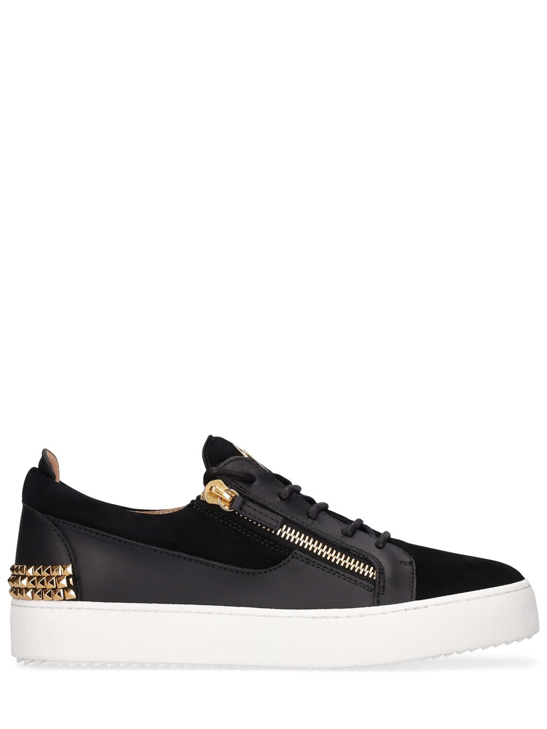 GIUSEPPE ZANOTTI MAY LONDON SUEDE & LEATHER SNEAKERS