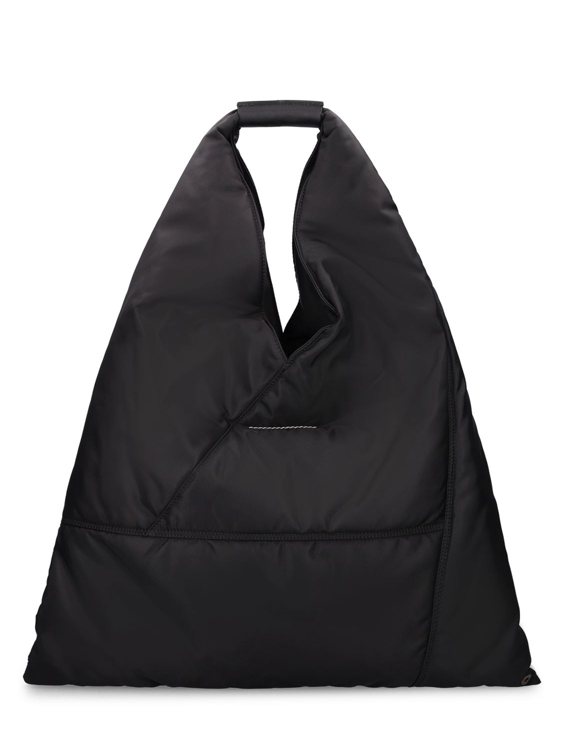 Classic Japanese Han Nylon Shoulder Bag In Black