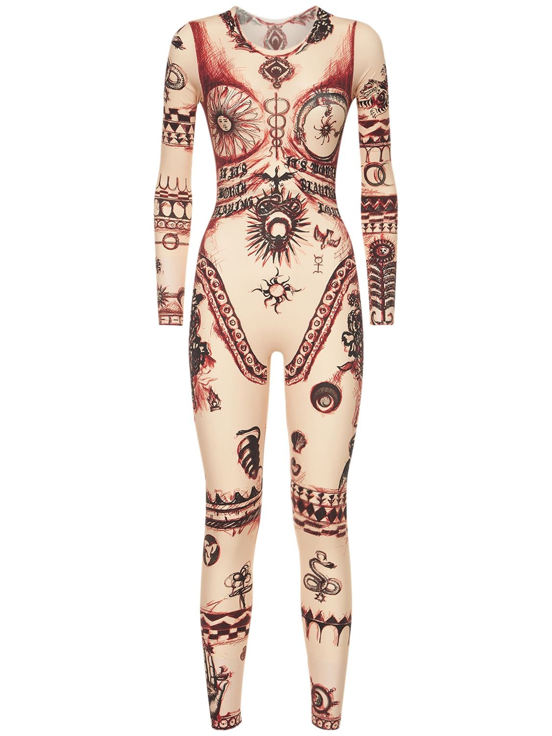 Geotic Printed Stretch Tech Jumpsuit