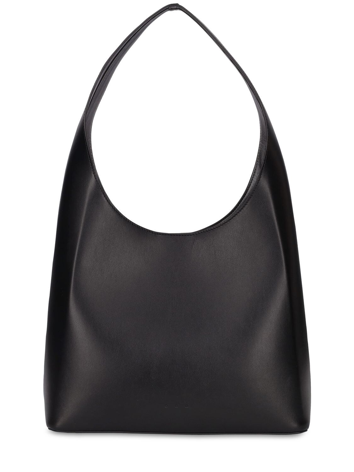 Aesther Ekme Sac Midi Smooth Leather Shoulder Bag In Black | ModeSens