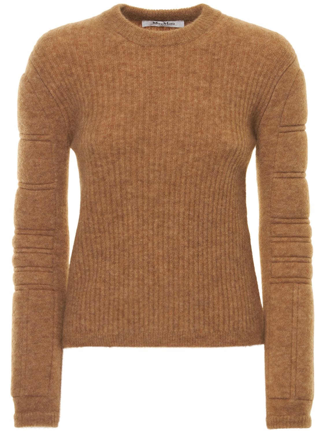 MAX MARA SMIRNE PADDED MOHAIR BLENDSWEATER