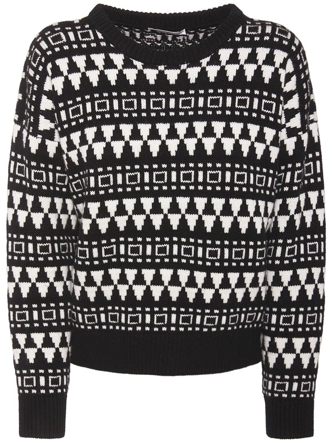 Gabbia Wool & Cashmere Jacquard Sweater
