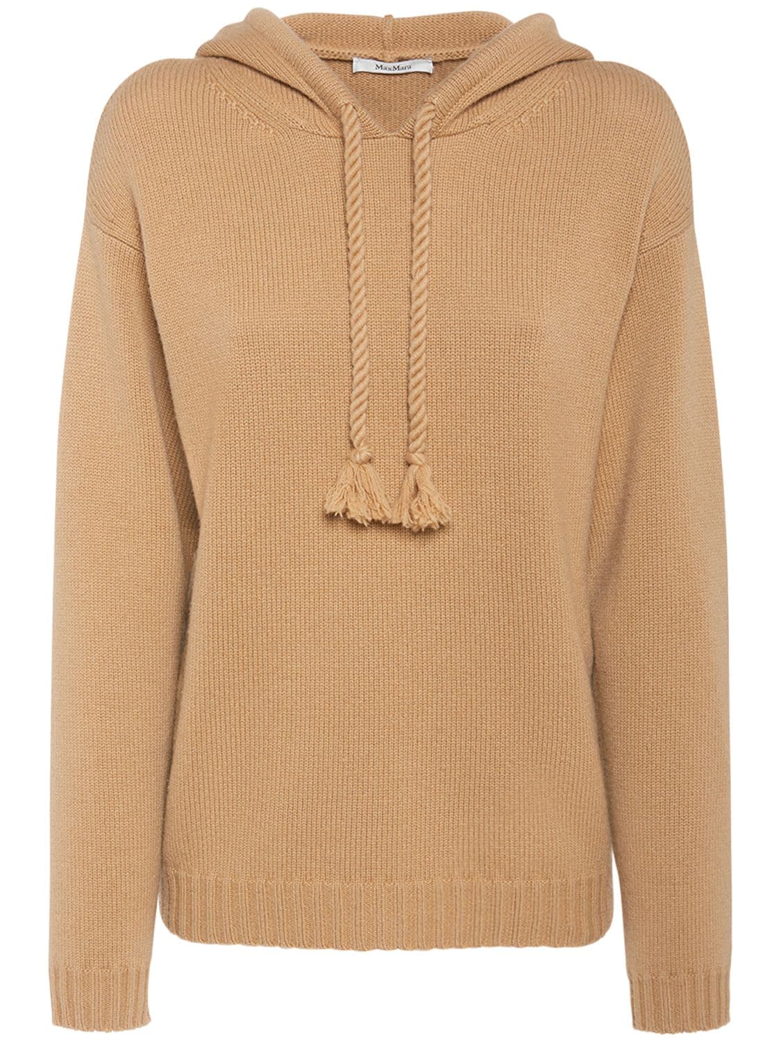 MAX MARA RIENZA WOOL & CASHMERE KNIT HOODIE