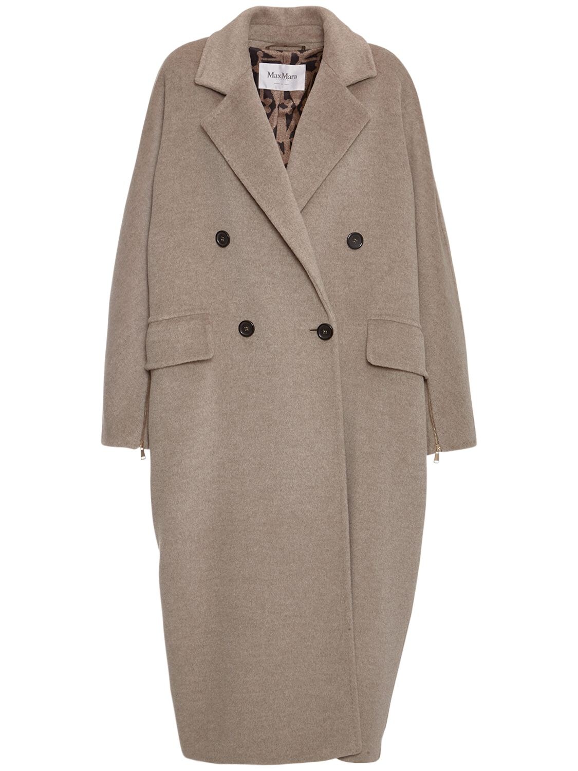 Max Mara Ethel Alpaca Blend Long Coat In Light Cacha | ModeSens