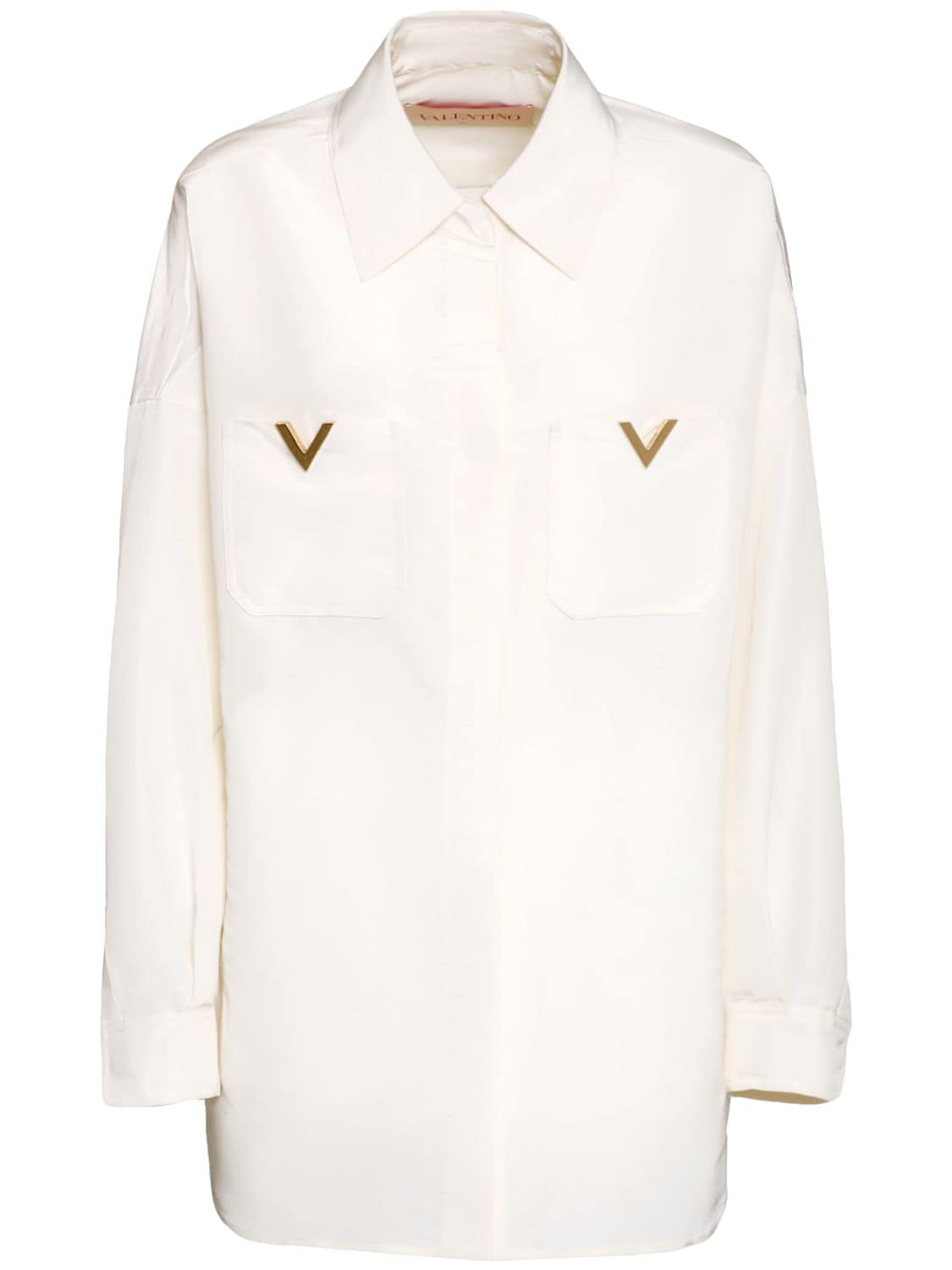 Valentino Silk Faille T Shirt - S