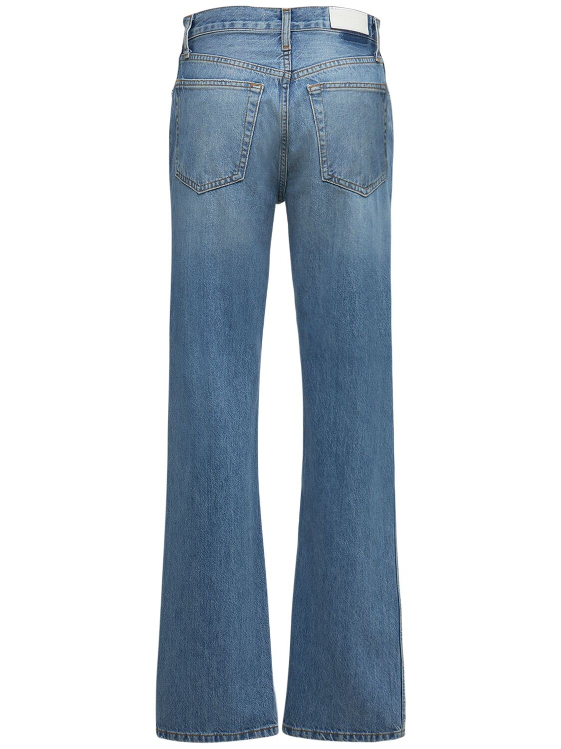 Shop Re/done 90s High Rise Loose Jeans In Light Blue