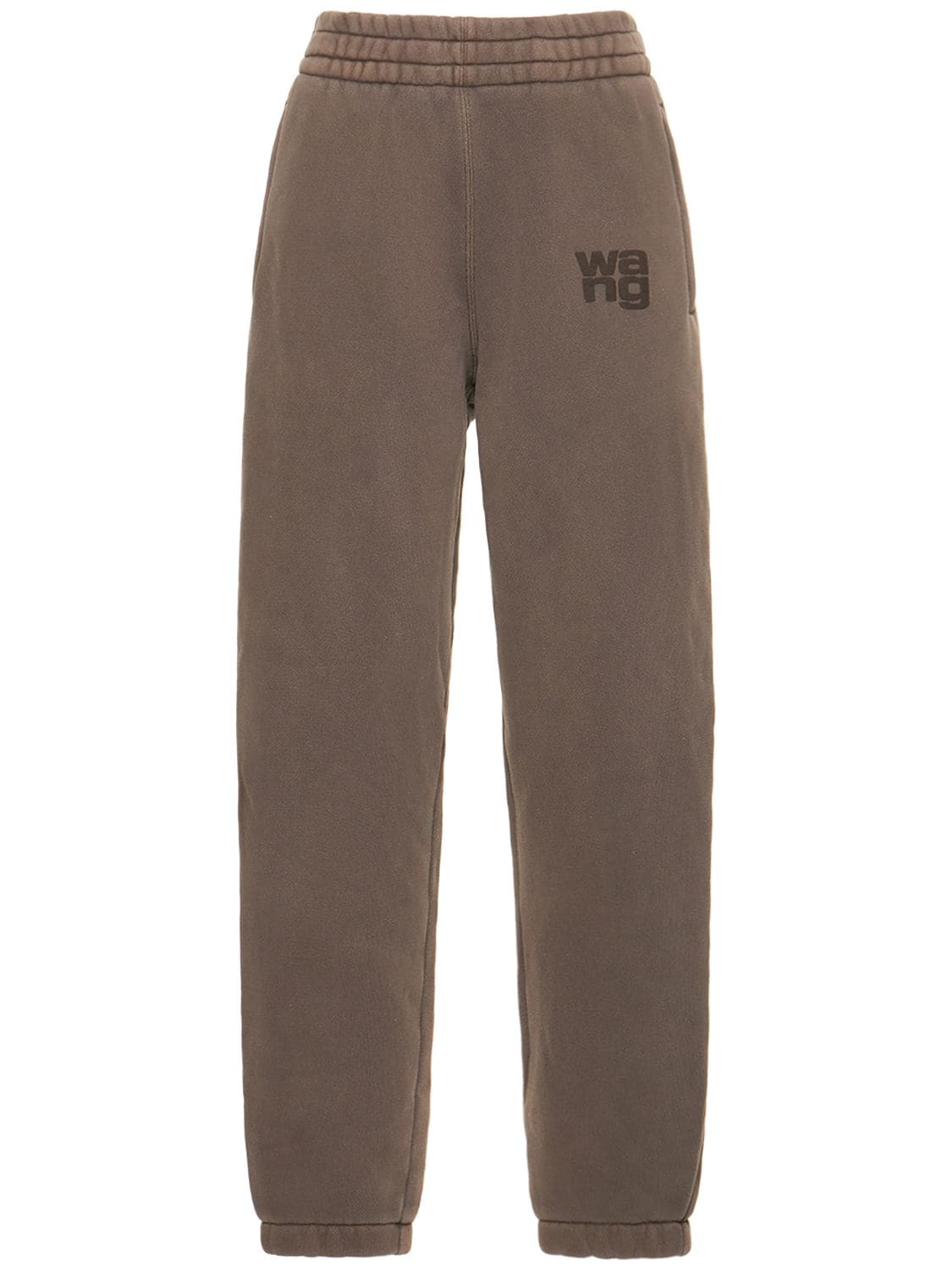 Alexander Wang Foundation Terry Sweatpants In Brown