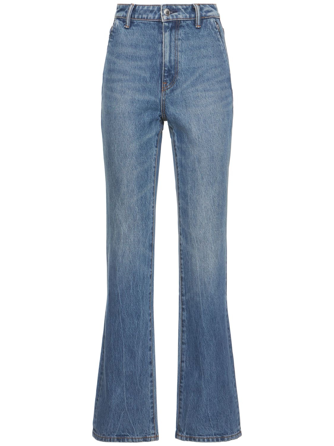 ALEXANDER WANG High-rise Slim Stacked Denim Jeans
