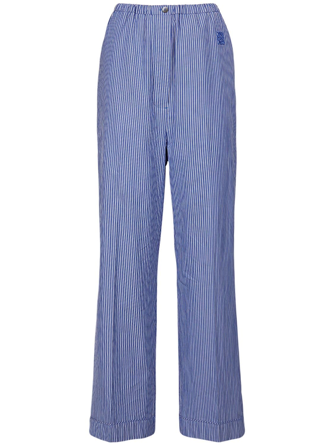 Loewe Striped Pyjama Trousers 'blue/white
