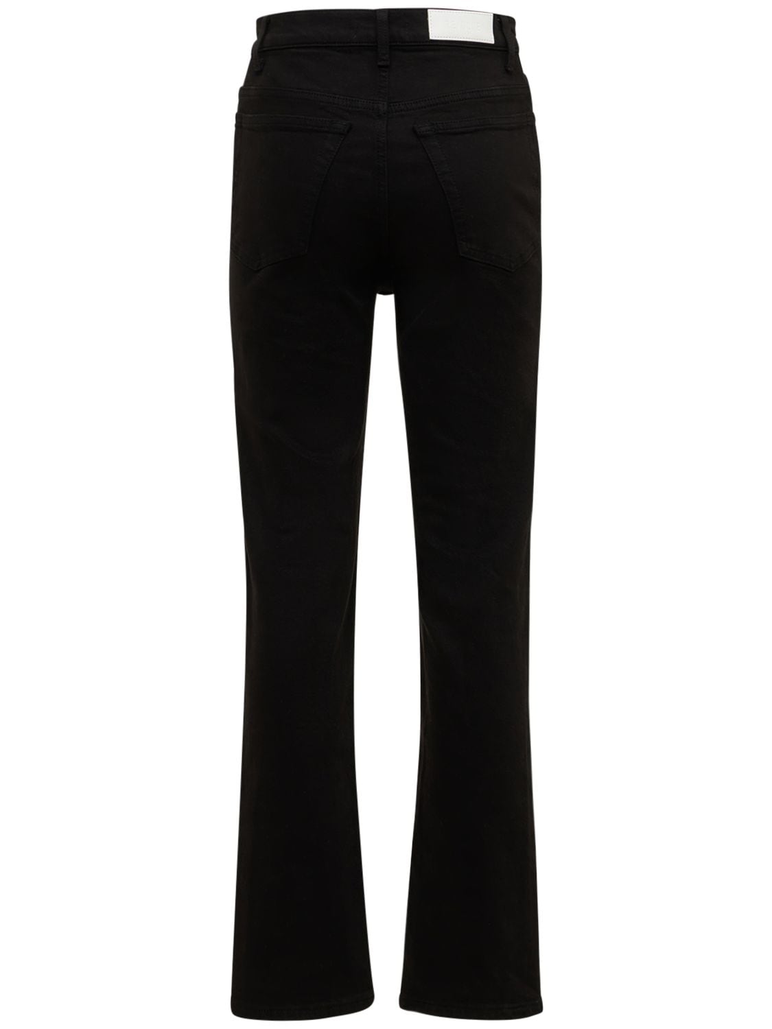 RE/DONE 70s Cotton-corduroy Straight-leg Pants in Black