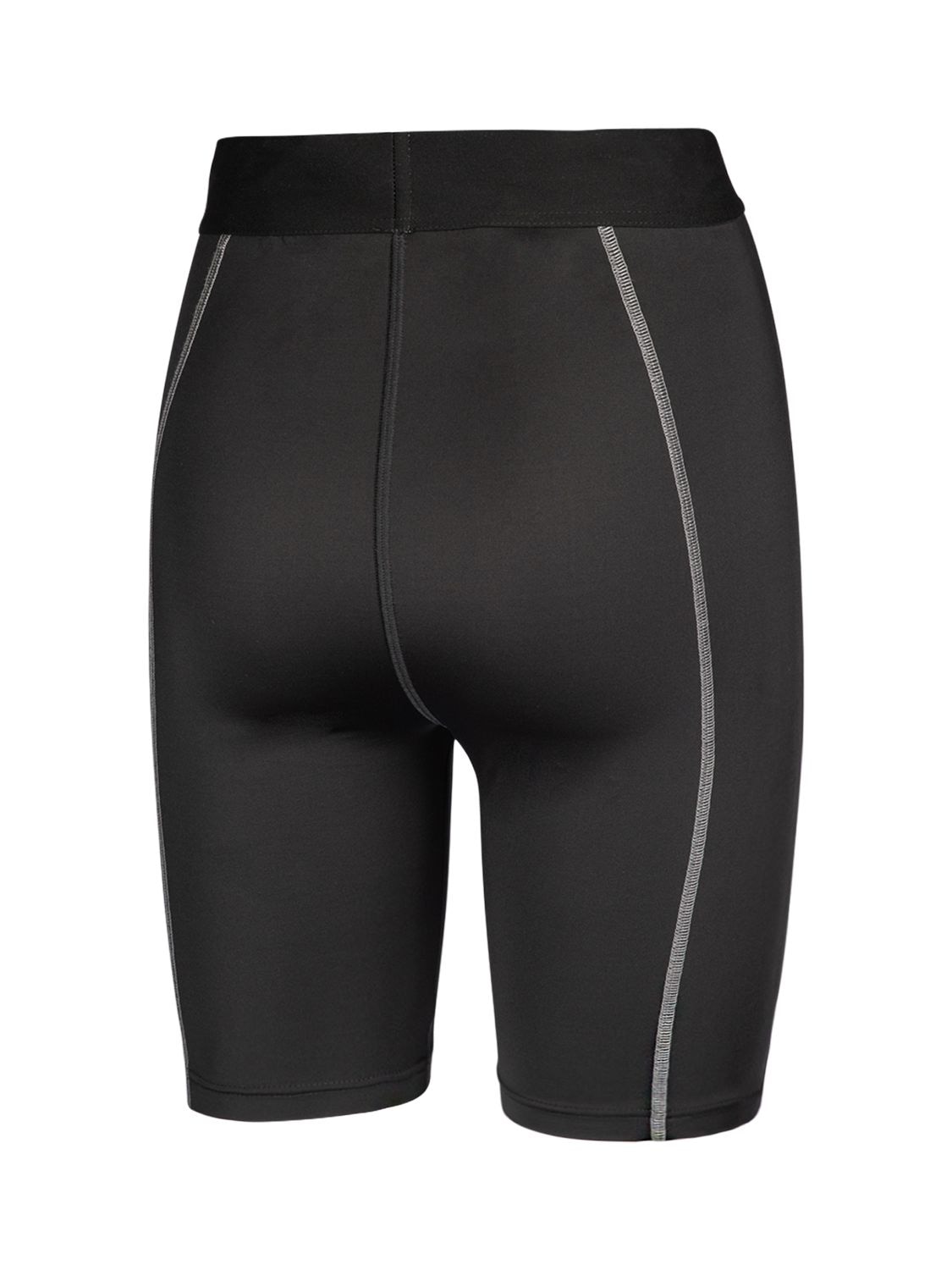 Shop Balenciaga Spandex Cycling Shorts In Black,grey
