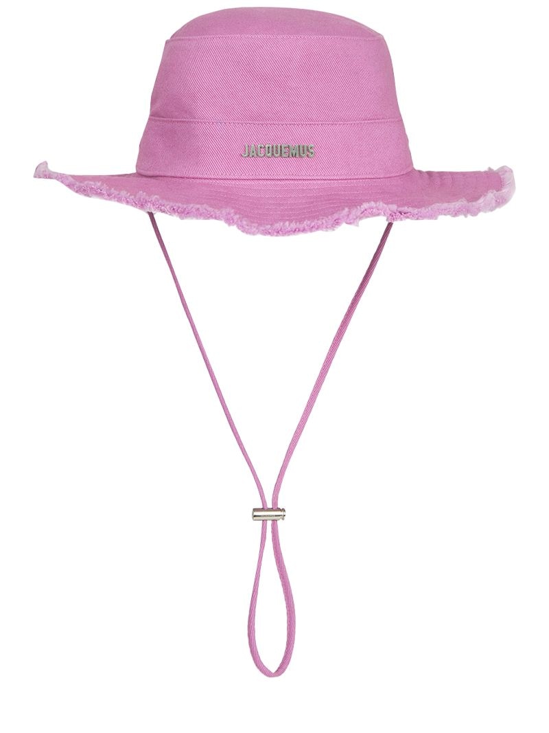 JACQUEMUS LE BOB ARTICHAUT CANVAS BUCKET HAT