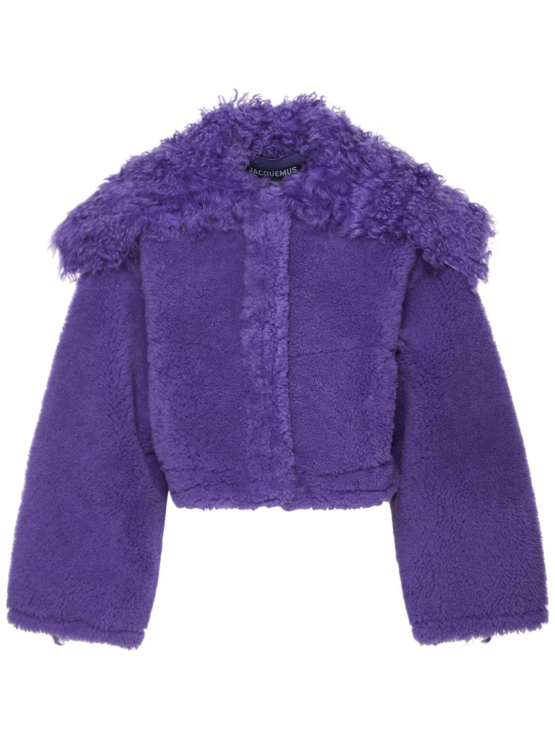 JACQUEMUS LA waistcoatE PILONI CROPPED FUR JACKET