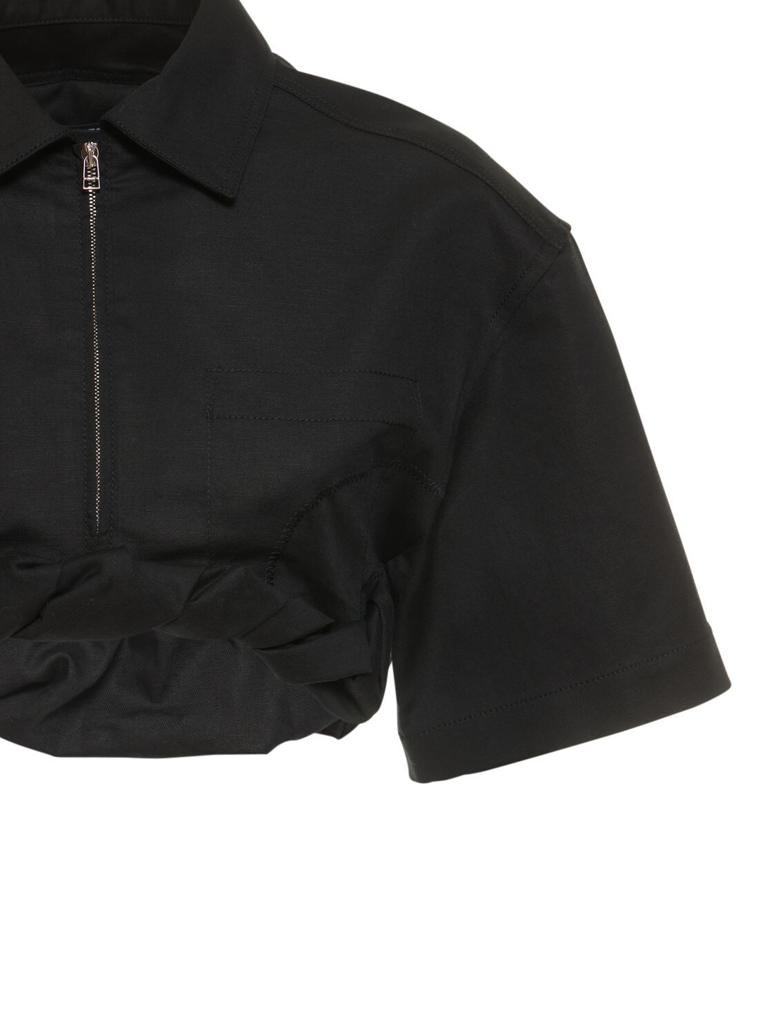 Jacquemus Black Le Papier 'la Chemise Silpa' Shirt | ModeSens