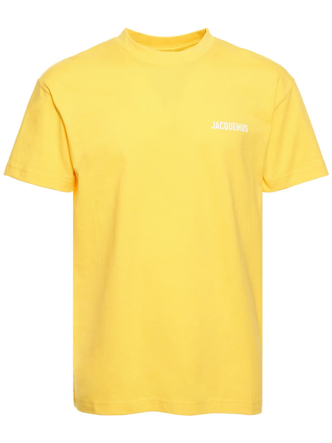 JACQUEMUS Logo Print Cotton Jersey T-shirt