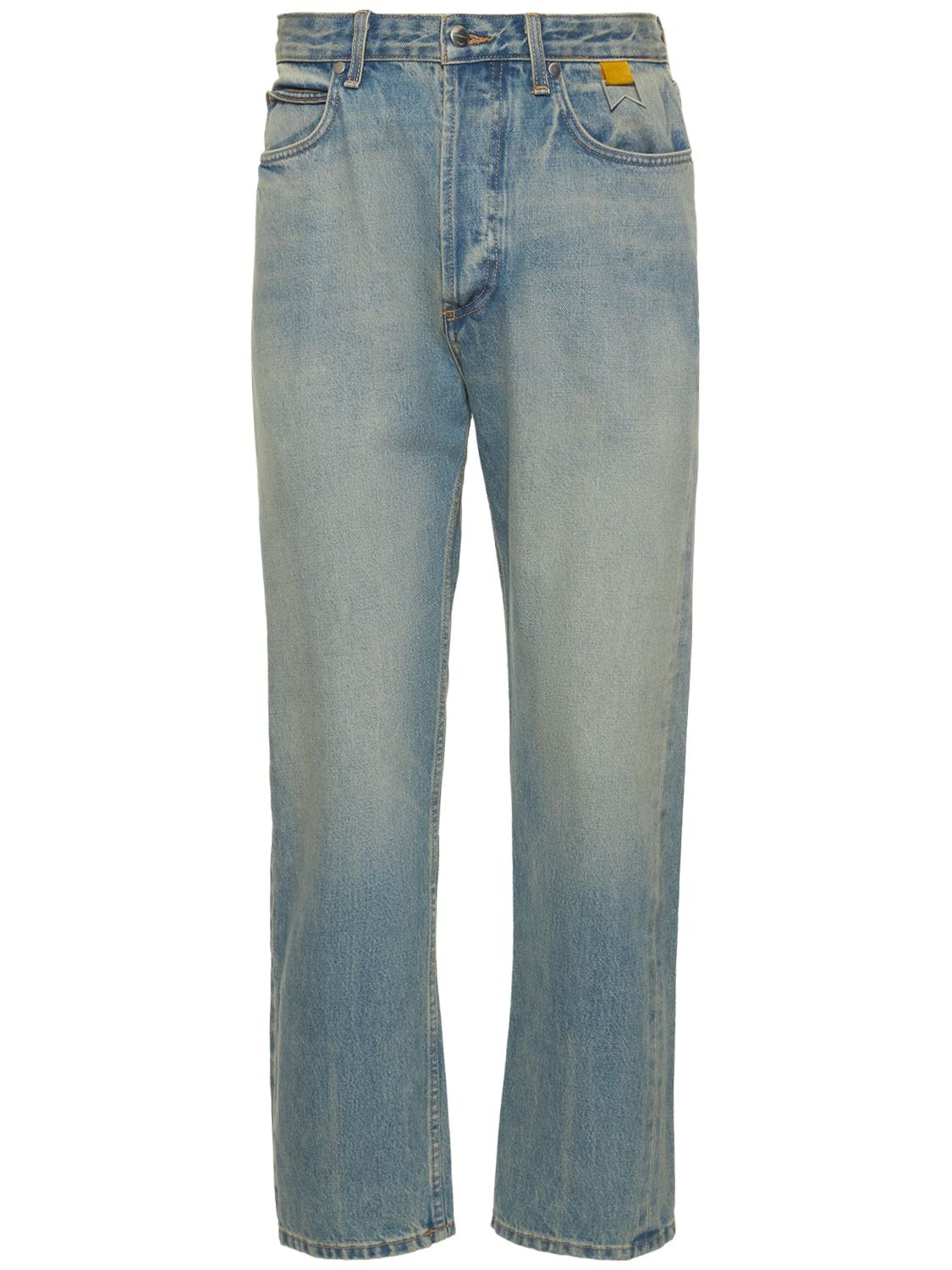 Classic Straight Cotton Denim Jeans