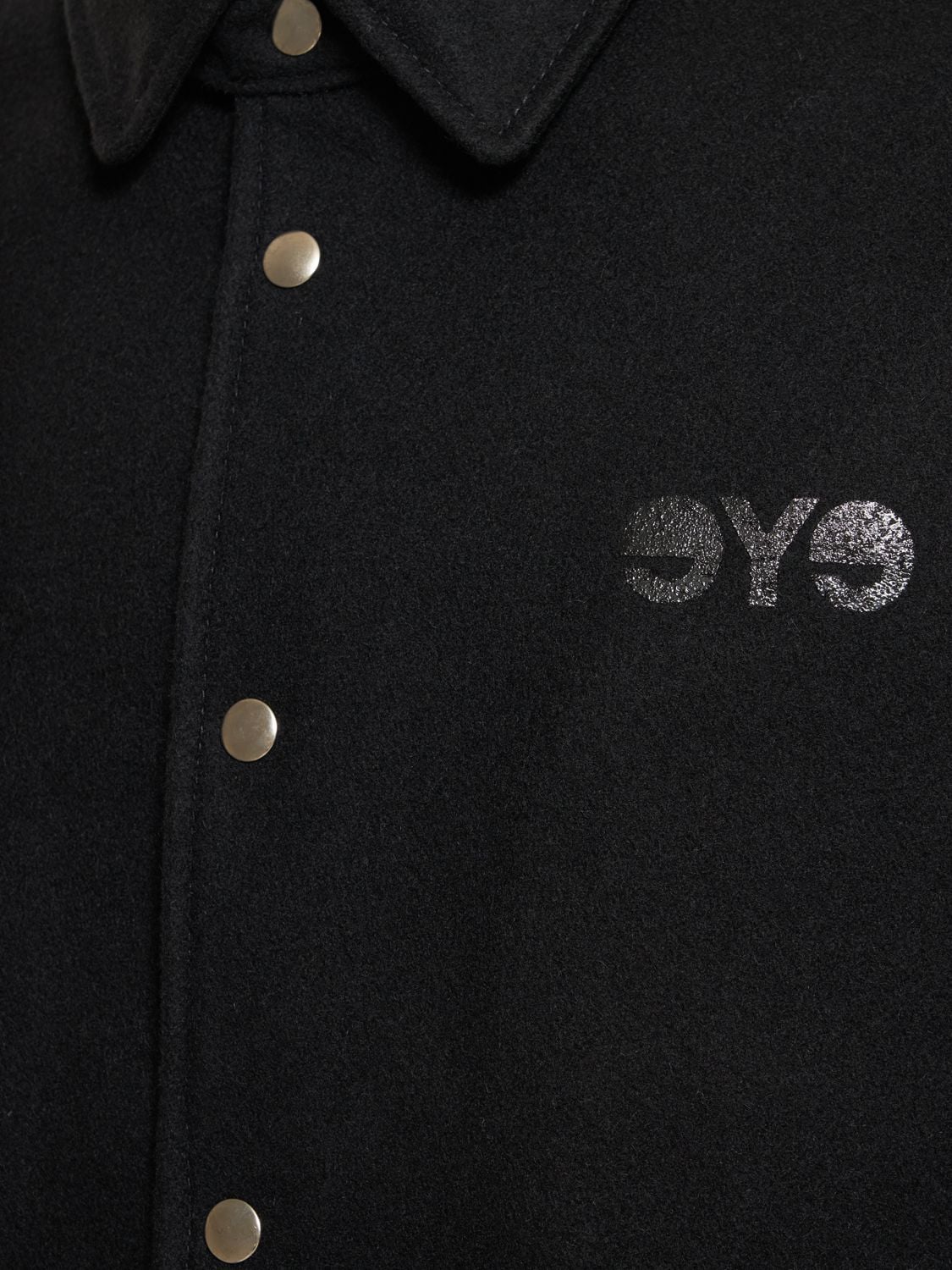 Junya Watanabe Schott W Wool Blend Shirt Jacket In 블랙 | ModeSens