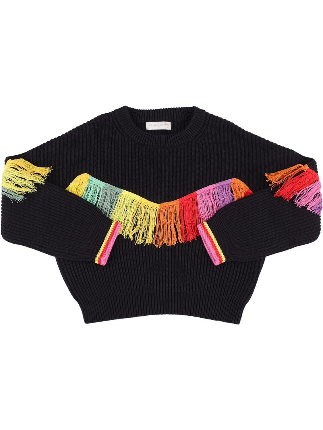 STELLA MCCARTNEY ORGANIC COTTON & WOOL KNIT SWEATER