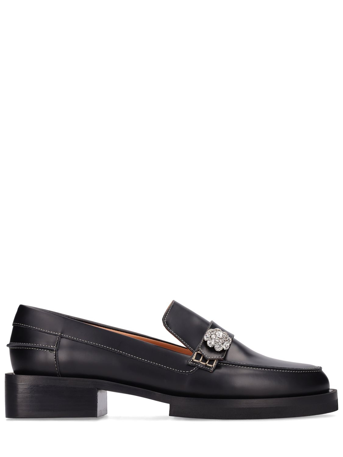 50mm Embellished Leather Loafers