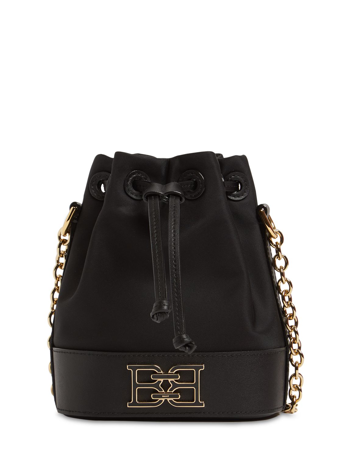 Bally Xs Eoh B Nylon & Leather Bucket Bag In Black ModeSens