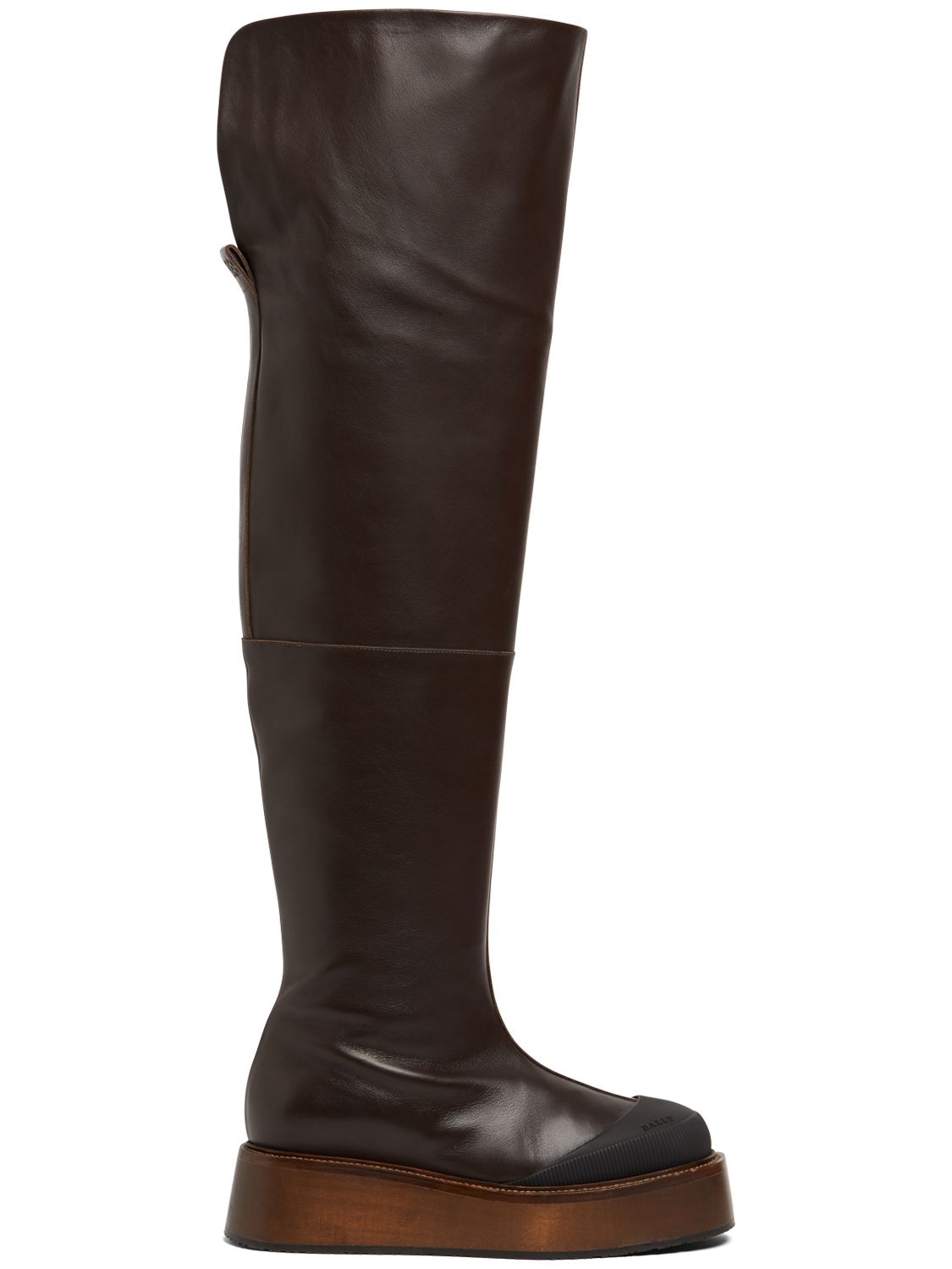 90mm Irenne Leather Over-the-knee Boots