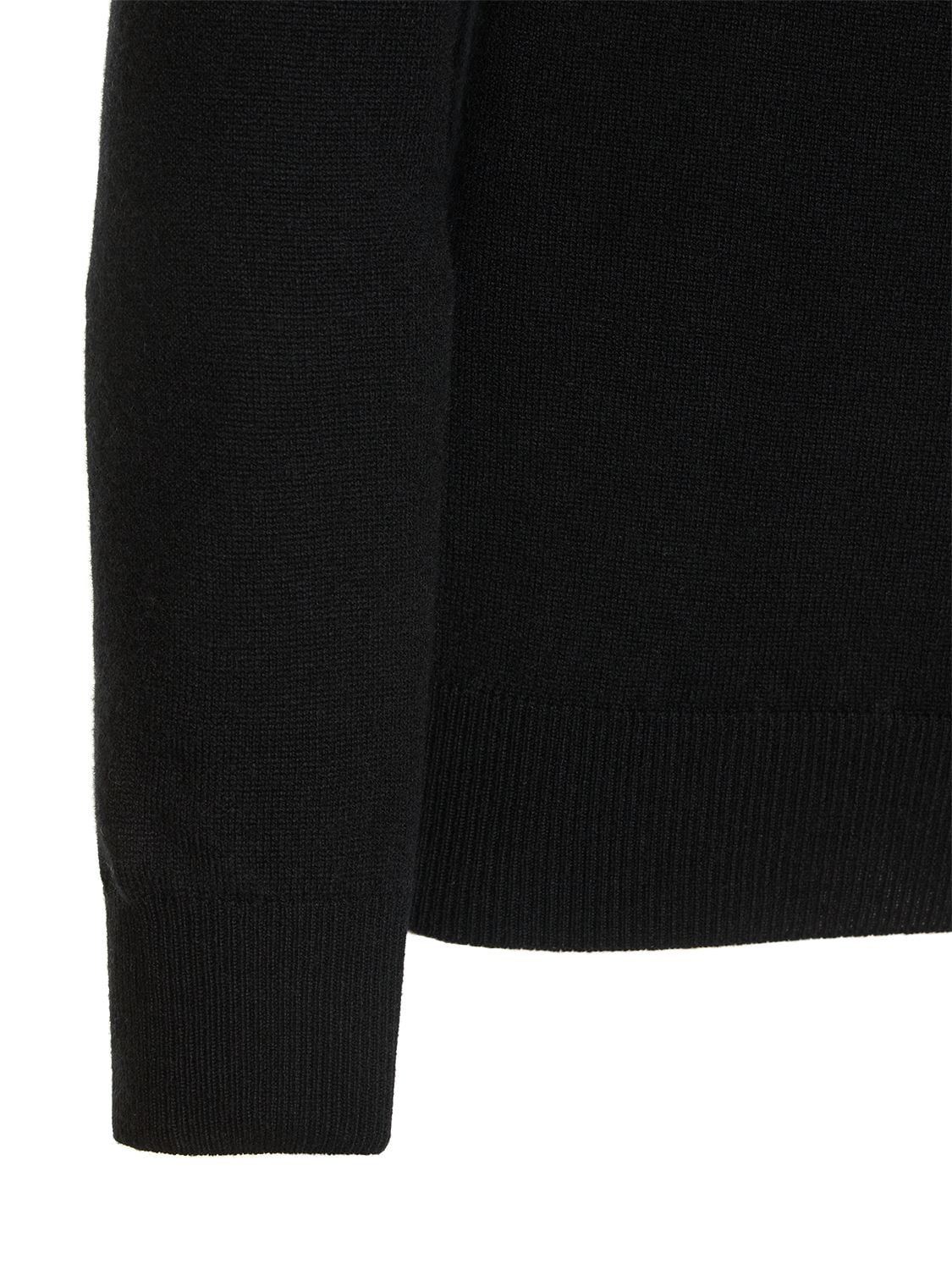 Shop Piacenza Cashmere Cashmere Knit Sweater In Black